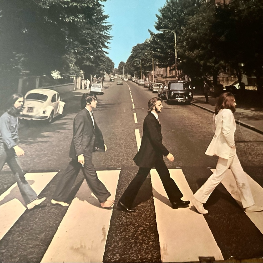 The Beatles Abbey Road Album Cover Poster - Iconic Vinyl Art